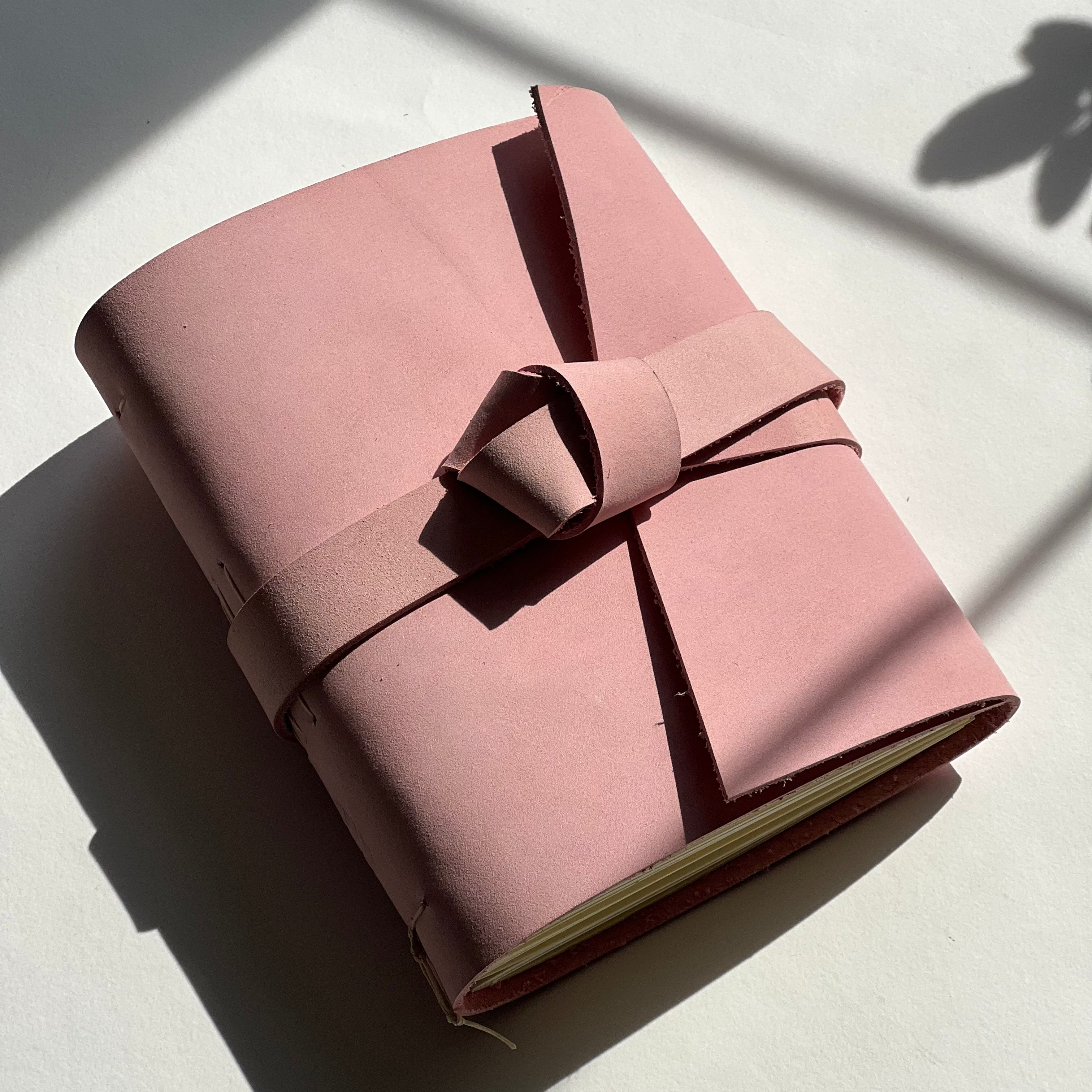 Soft Rose Leather Journal