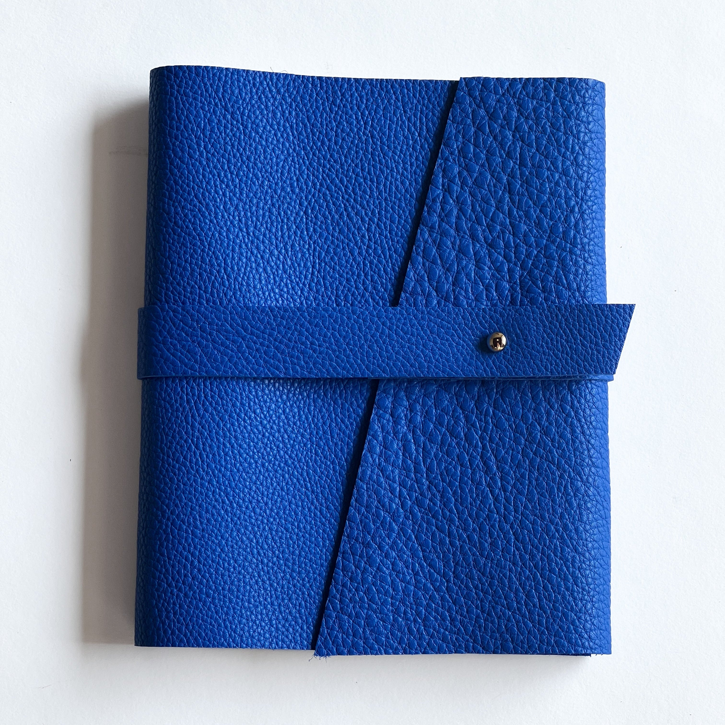 Royal Blue Leather Notebook