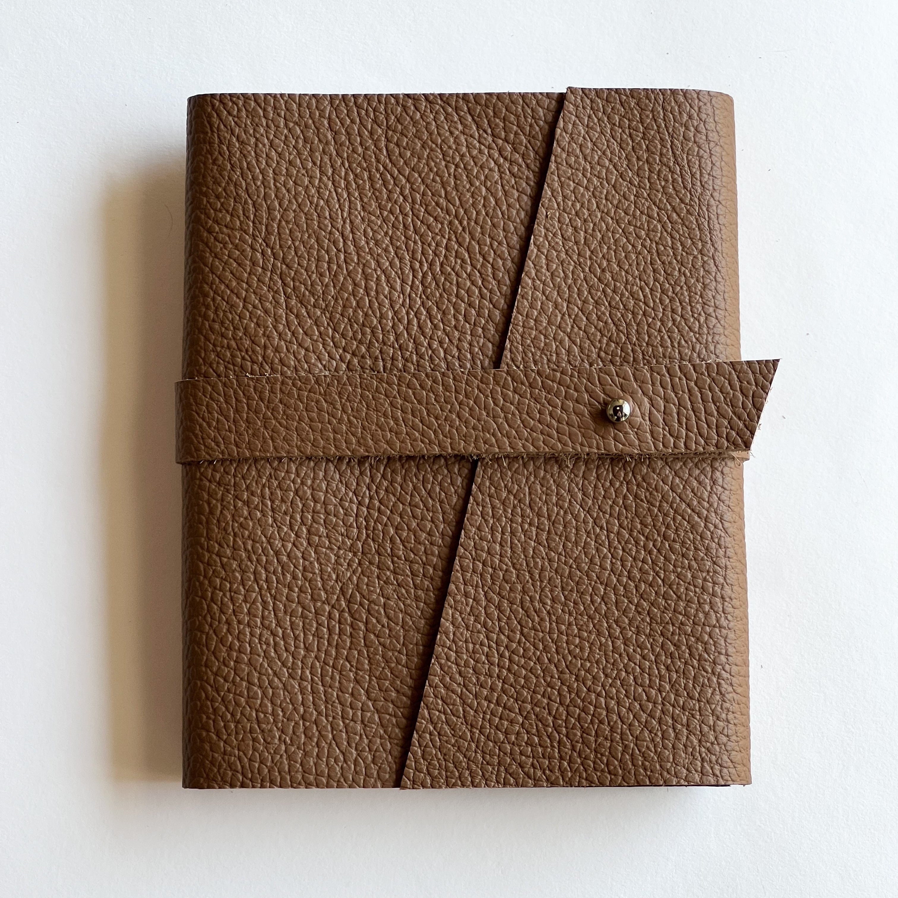 Milk Chocolate Leather Notebook