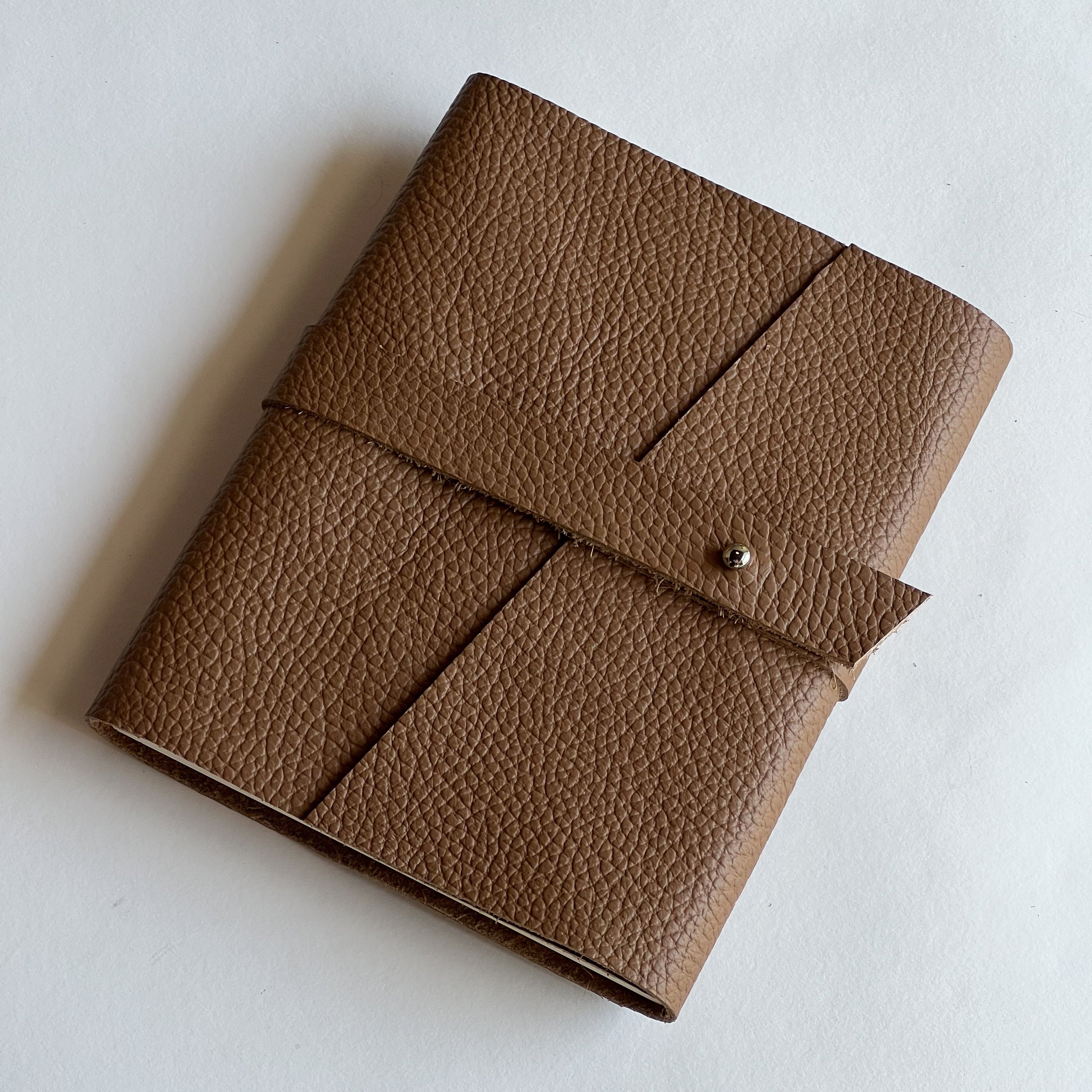 Milk Chocolate Leather Notebook