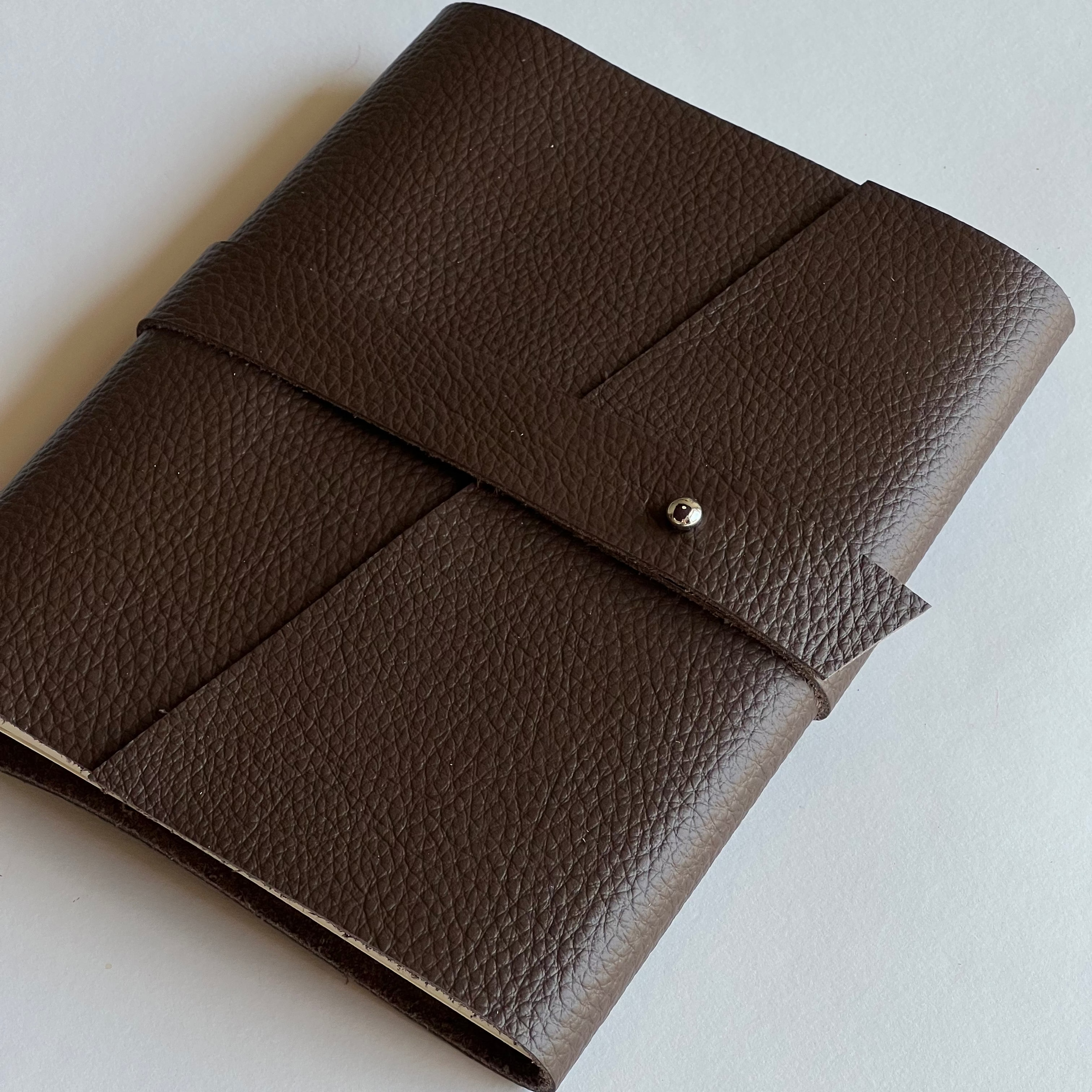 Dark Chocolate Leather Notebook