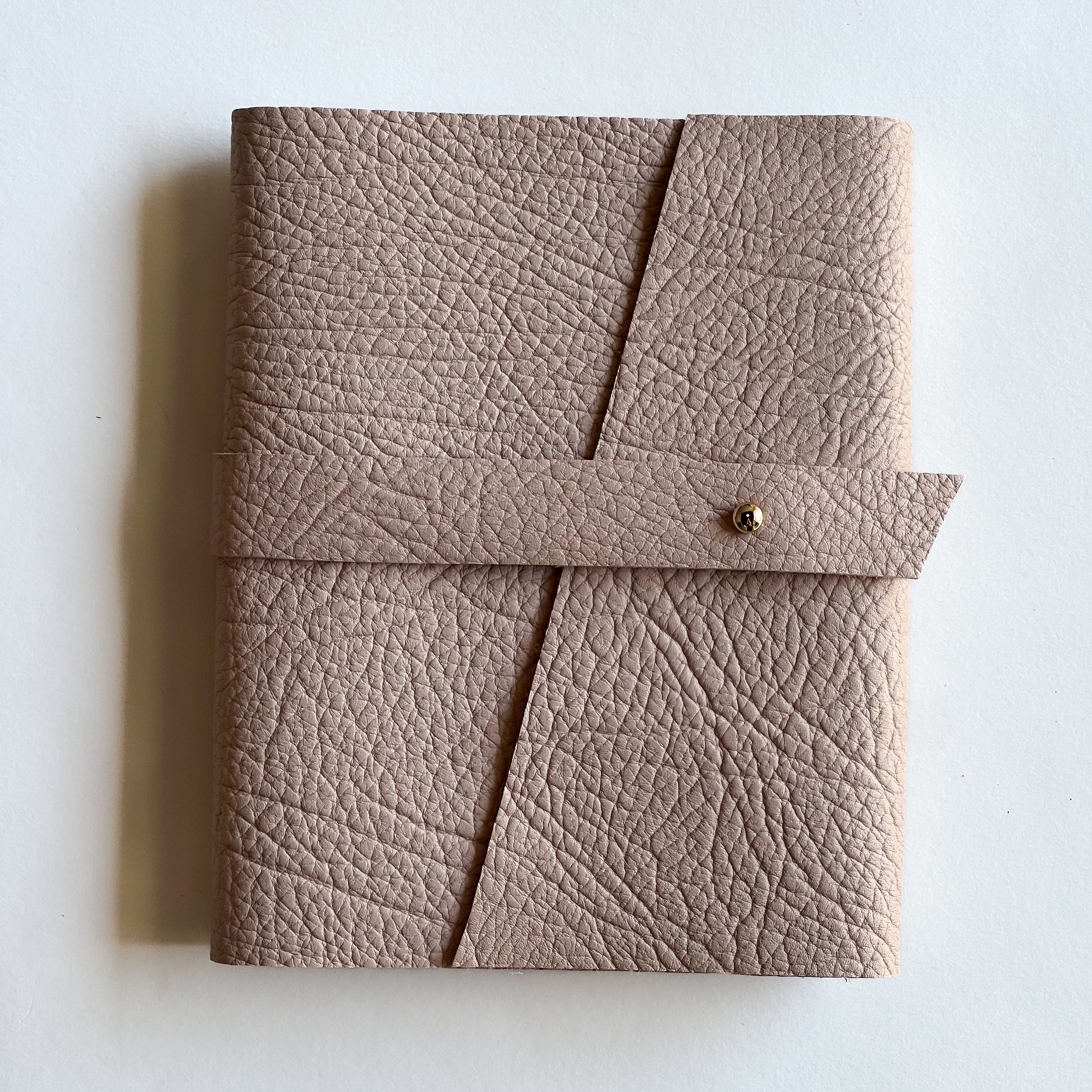 Dusty Blush Leather Notebook