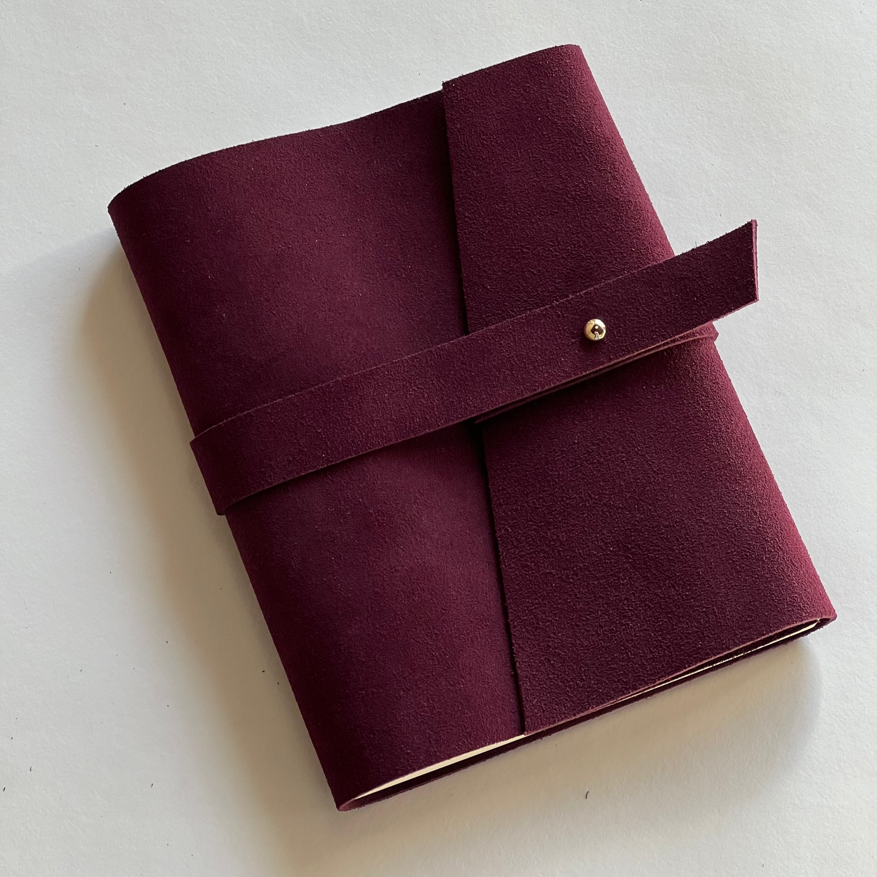 Beetroot Leather Notebook