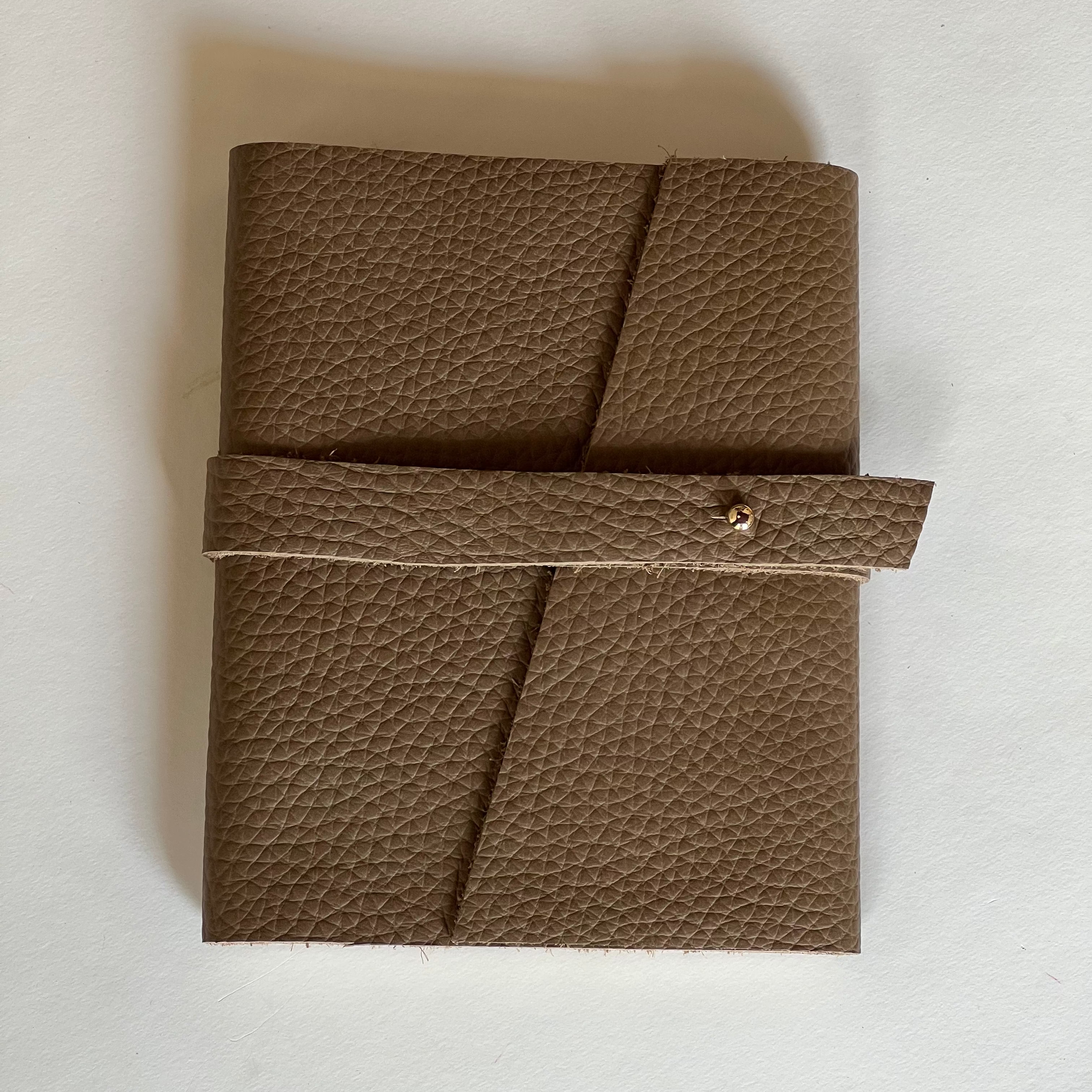 Coffee Latte Leather Notebook