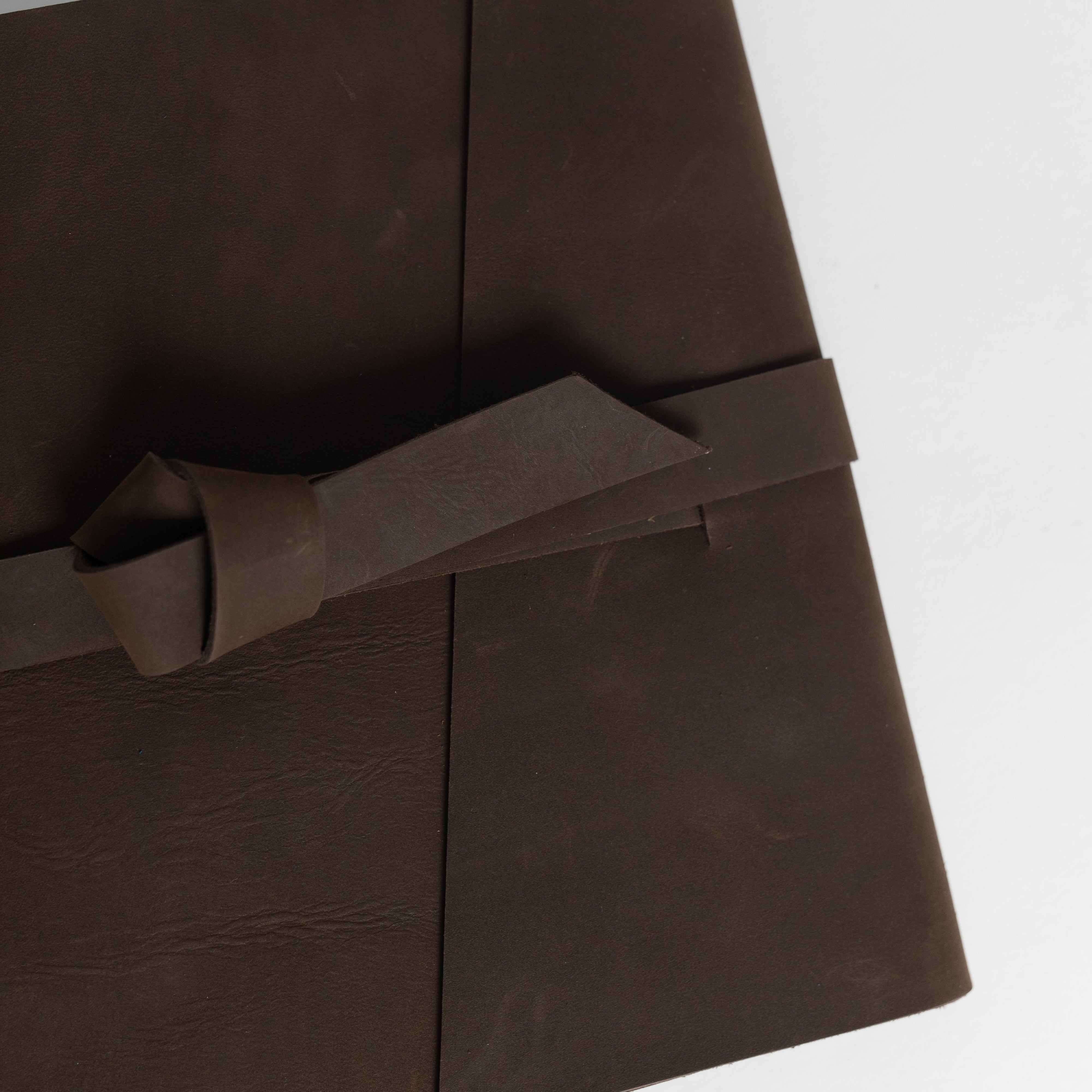 Dark Clove Leather Photo Album