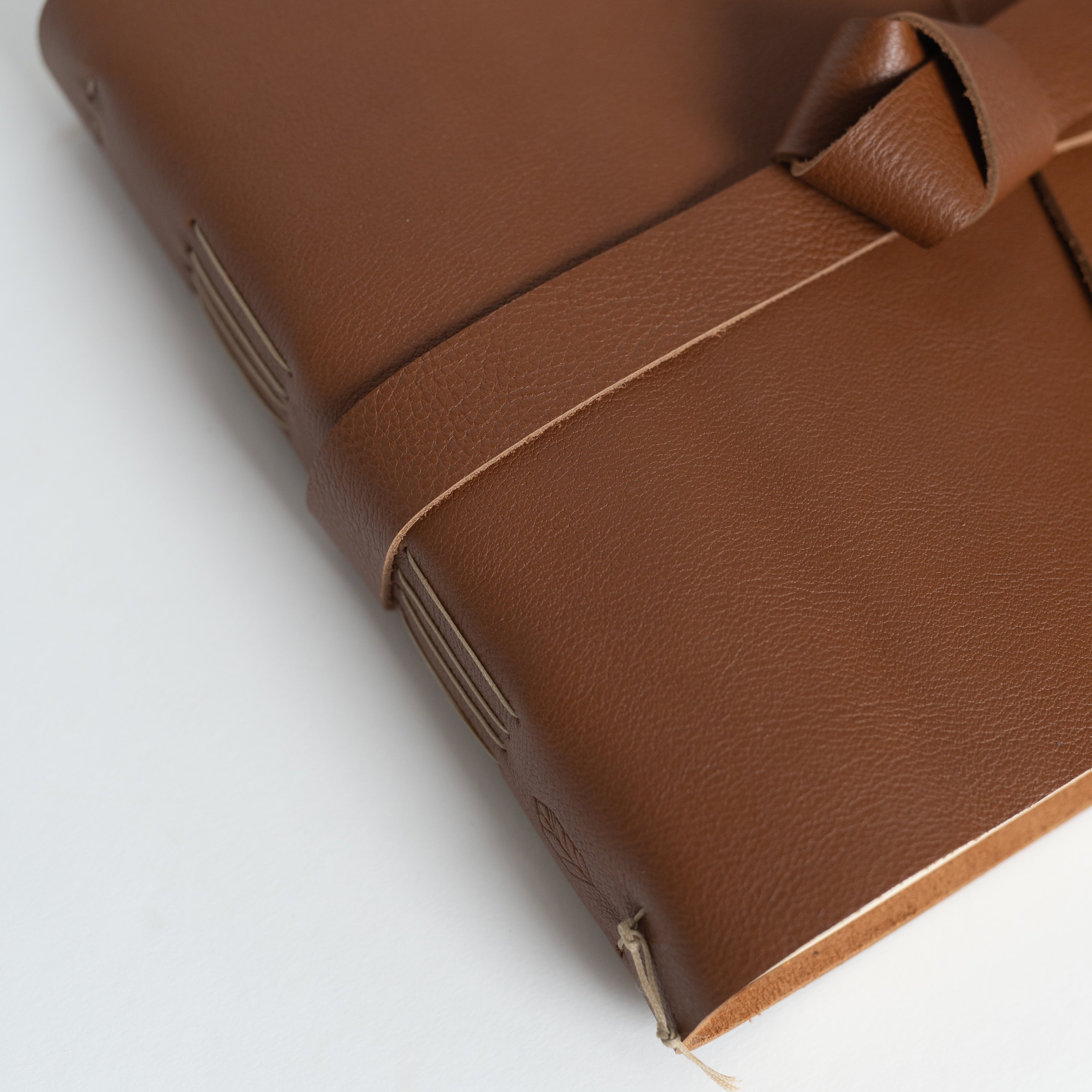 Cognac Leather Photo Album