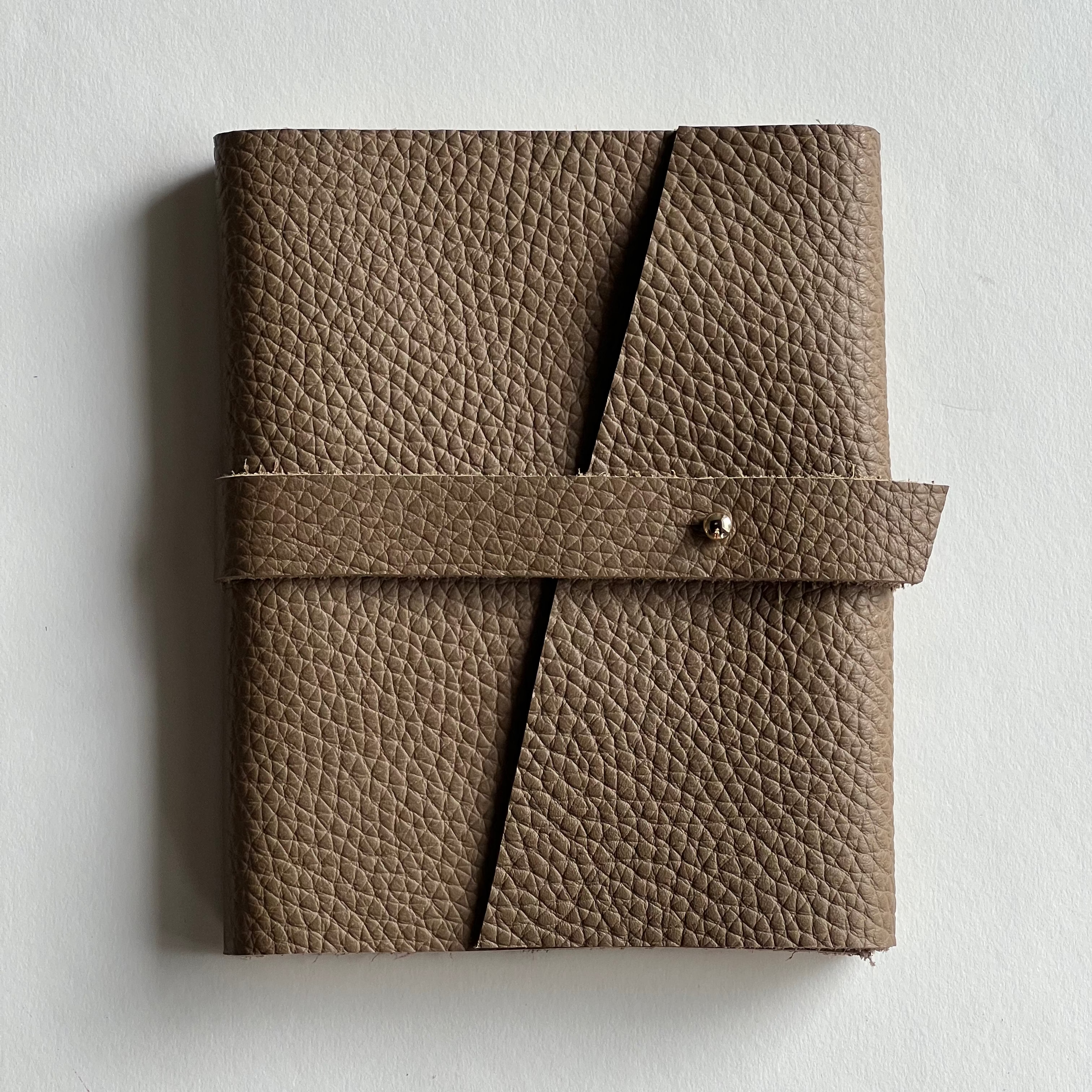 Coffee Latte Leather Notebook