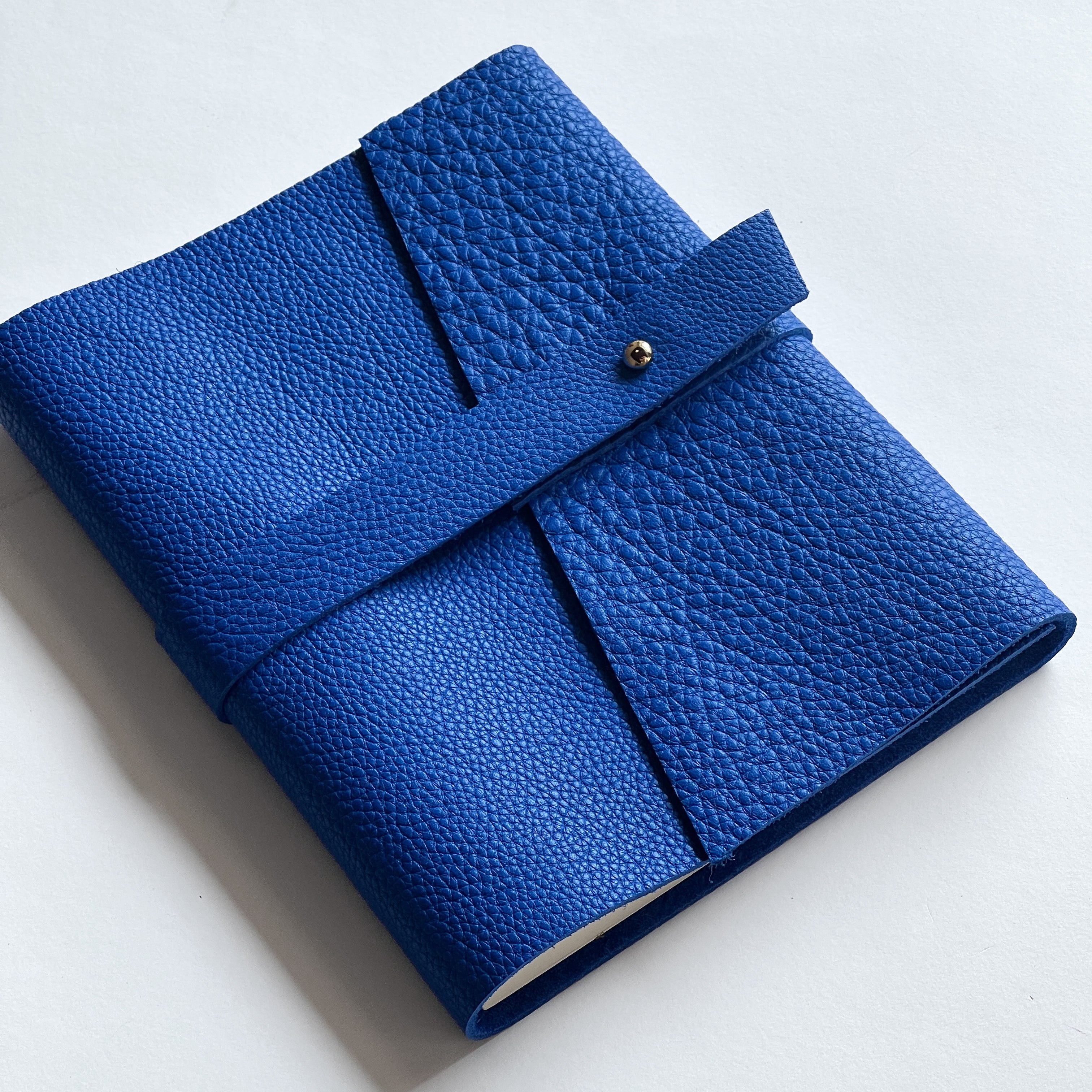 Royal Blue Leather Notebook