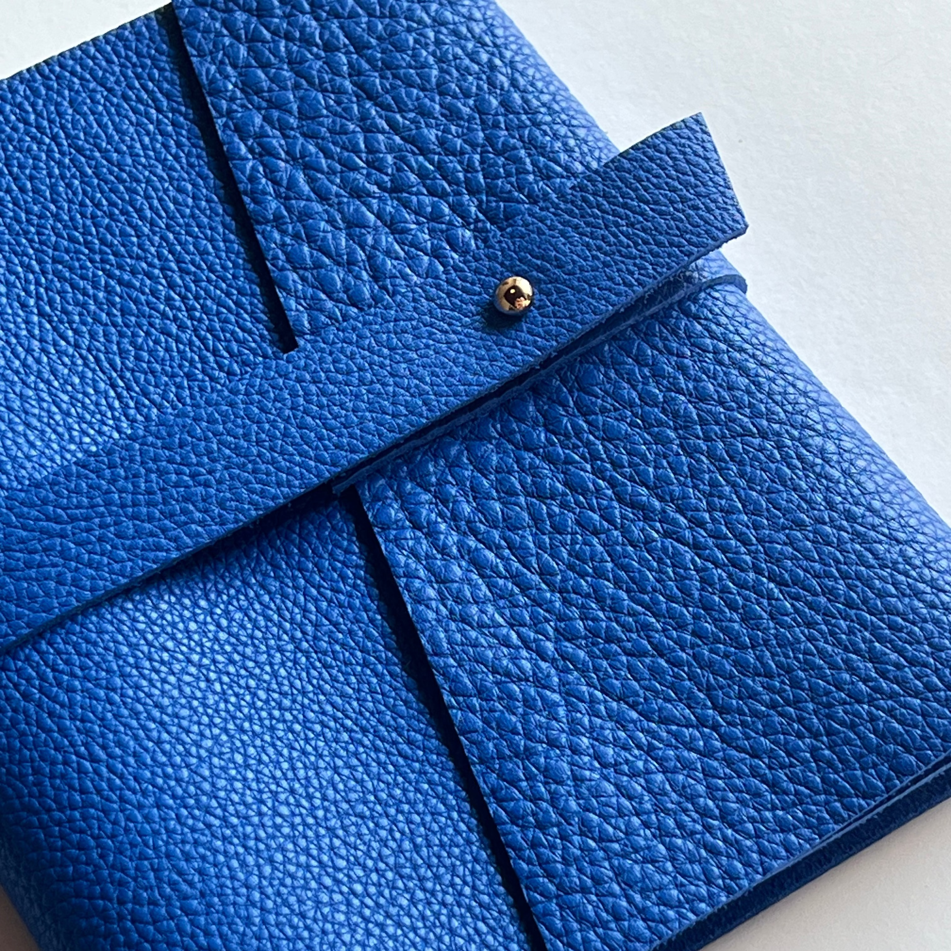 Royal Blue Leather Notebook
