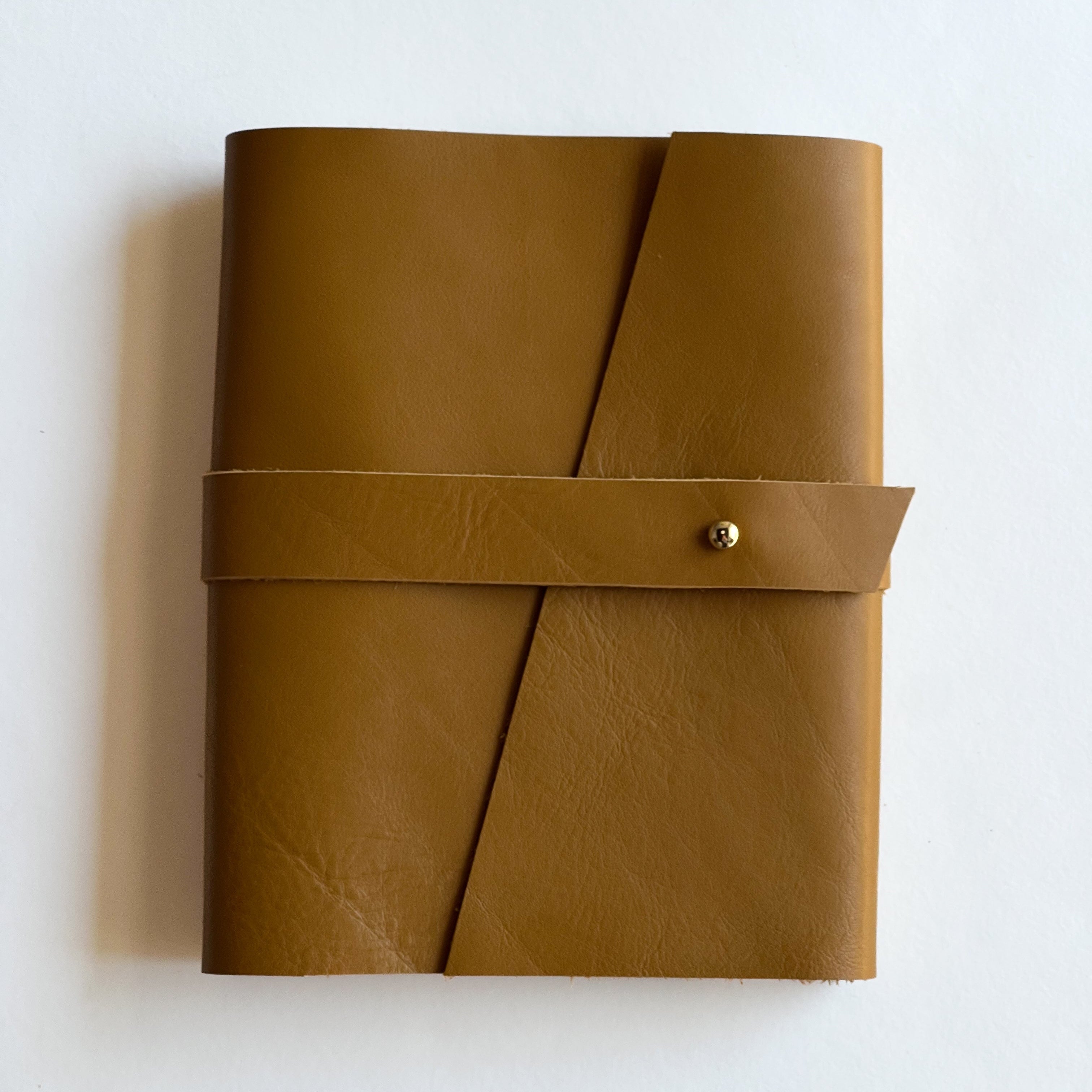 Ochre Leather Notebook