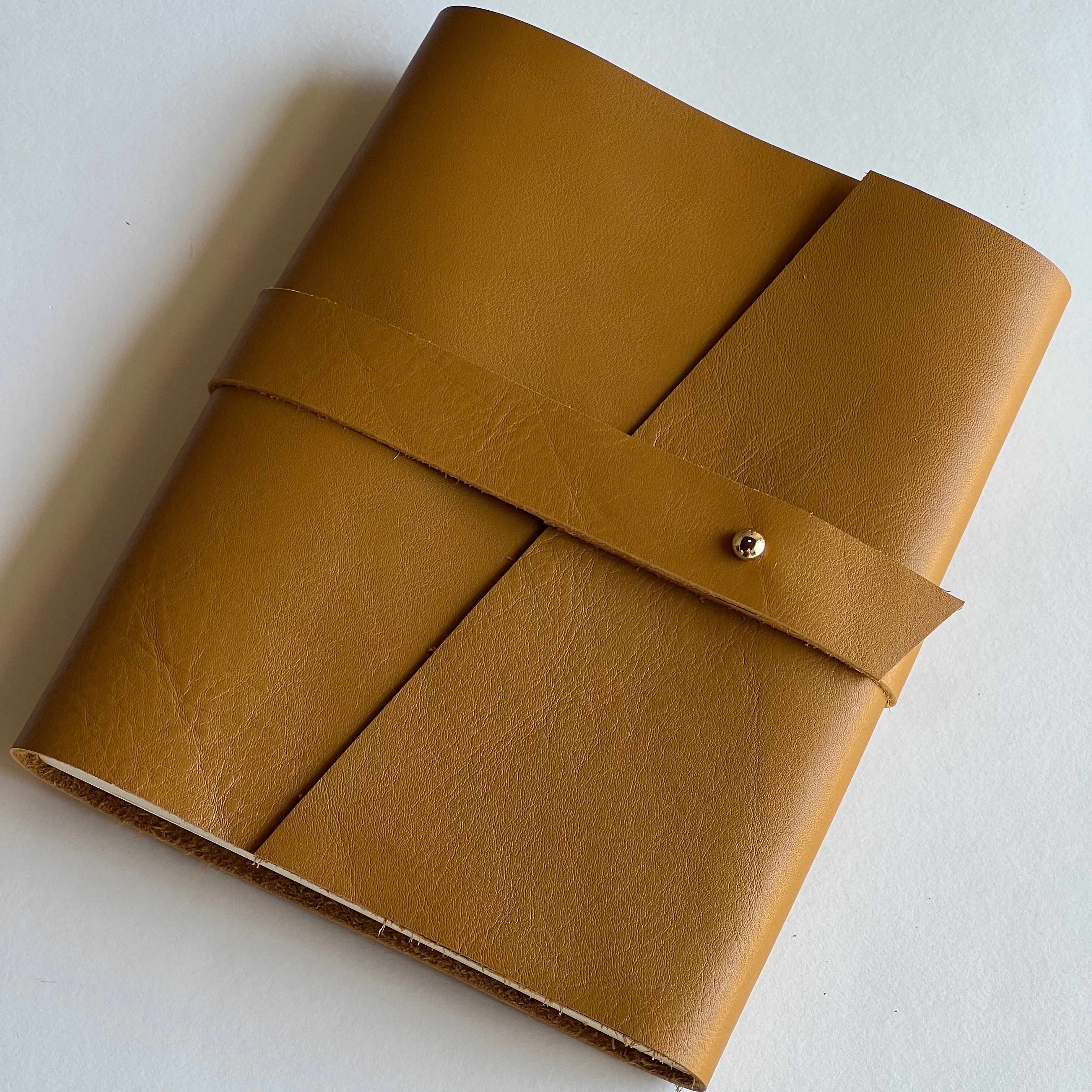 Ochre Leather Notebook