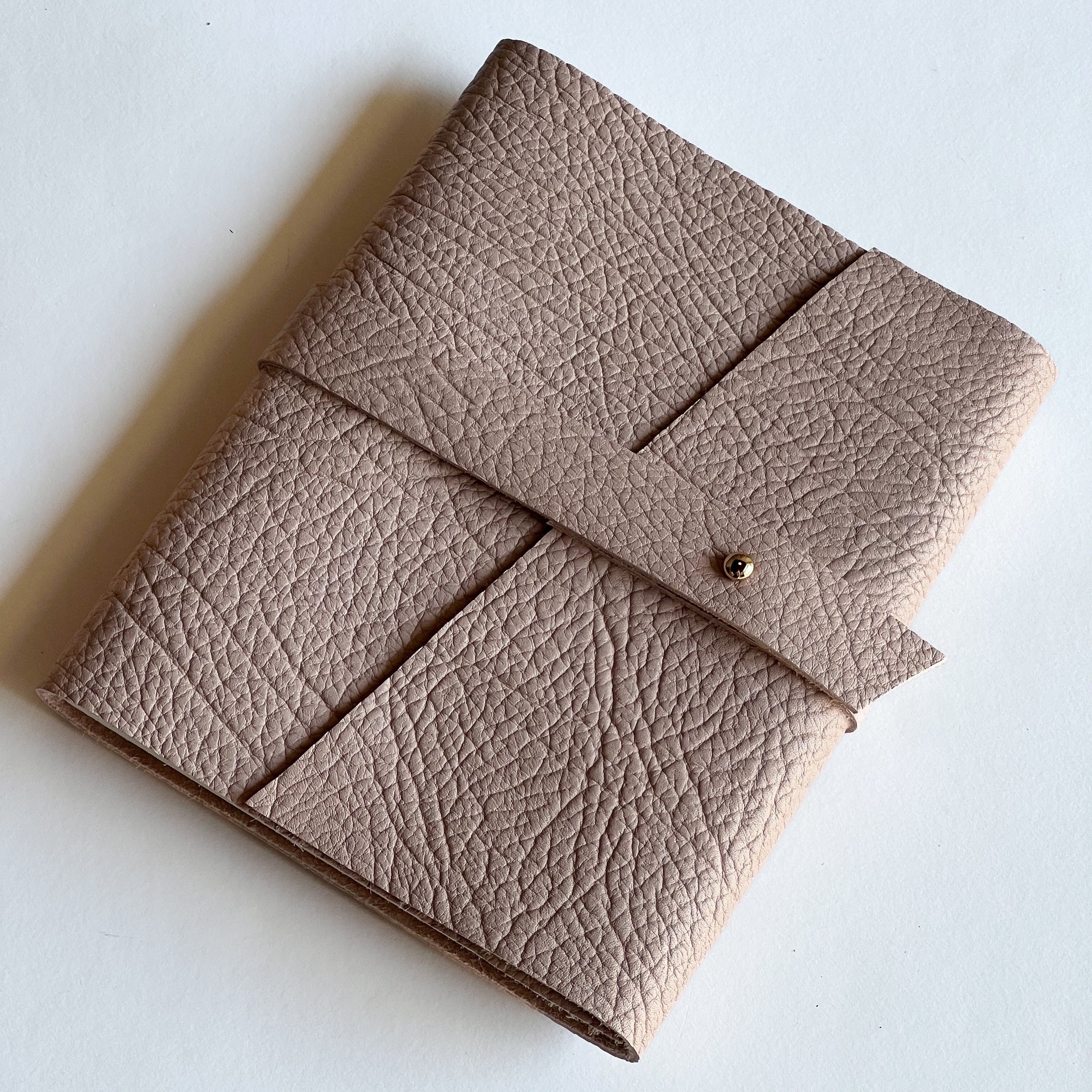 Dusty Blush Leather Notebook