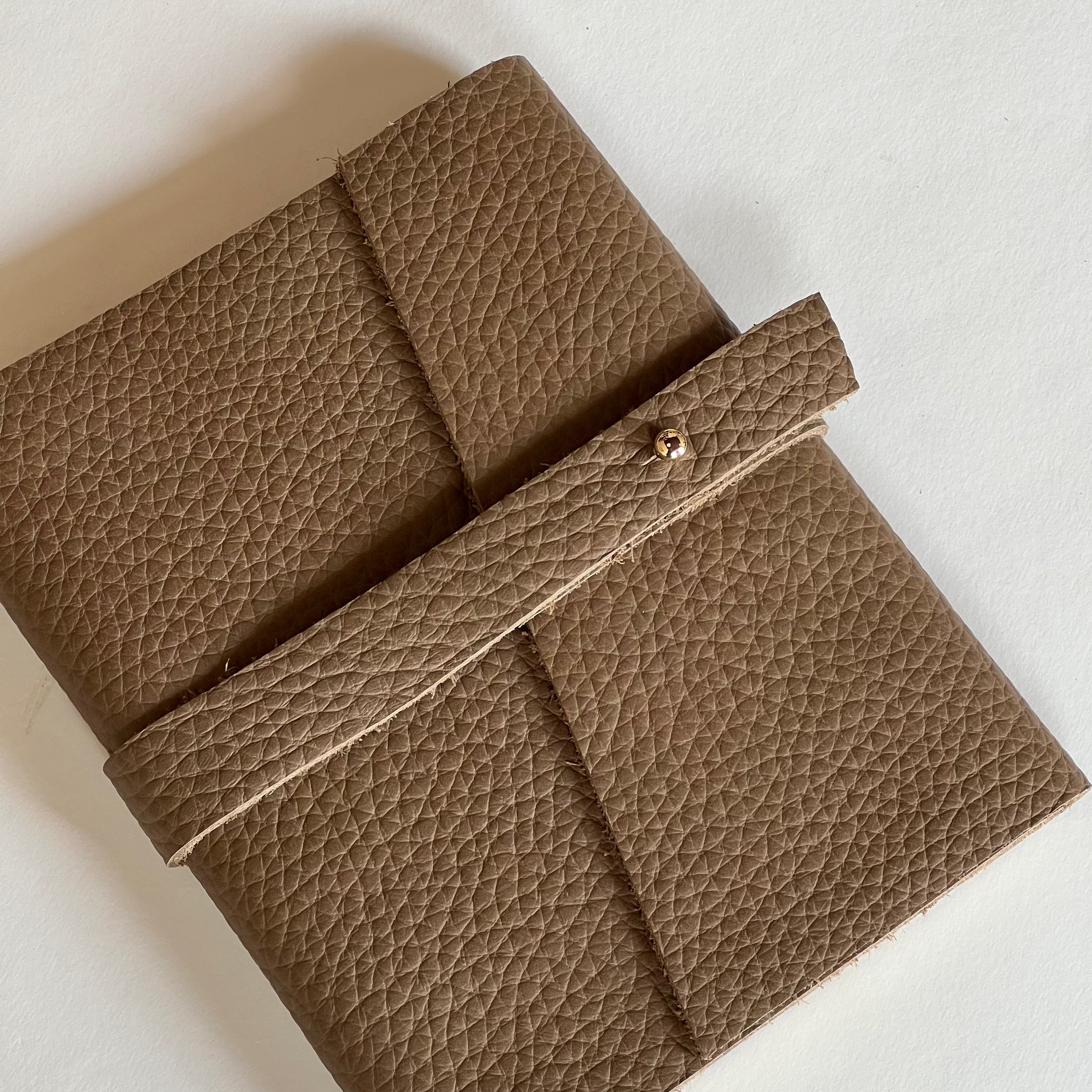 Coffee Latte Leather Notebook