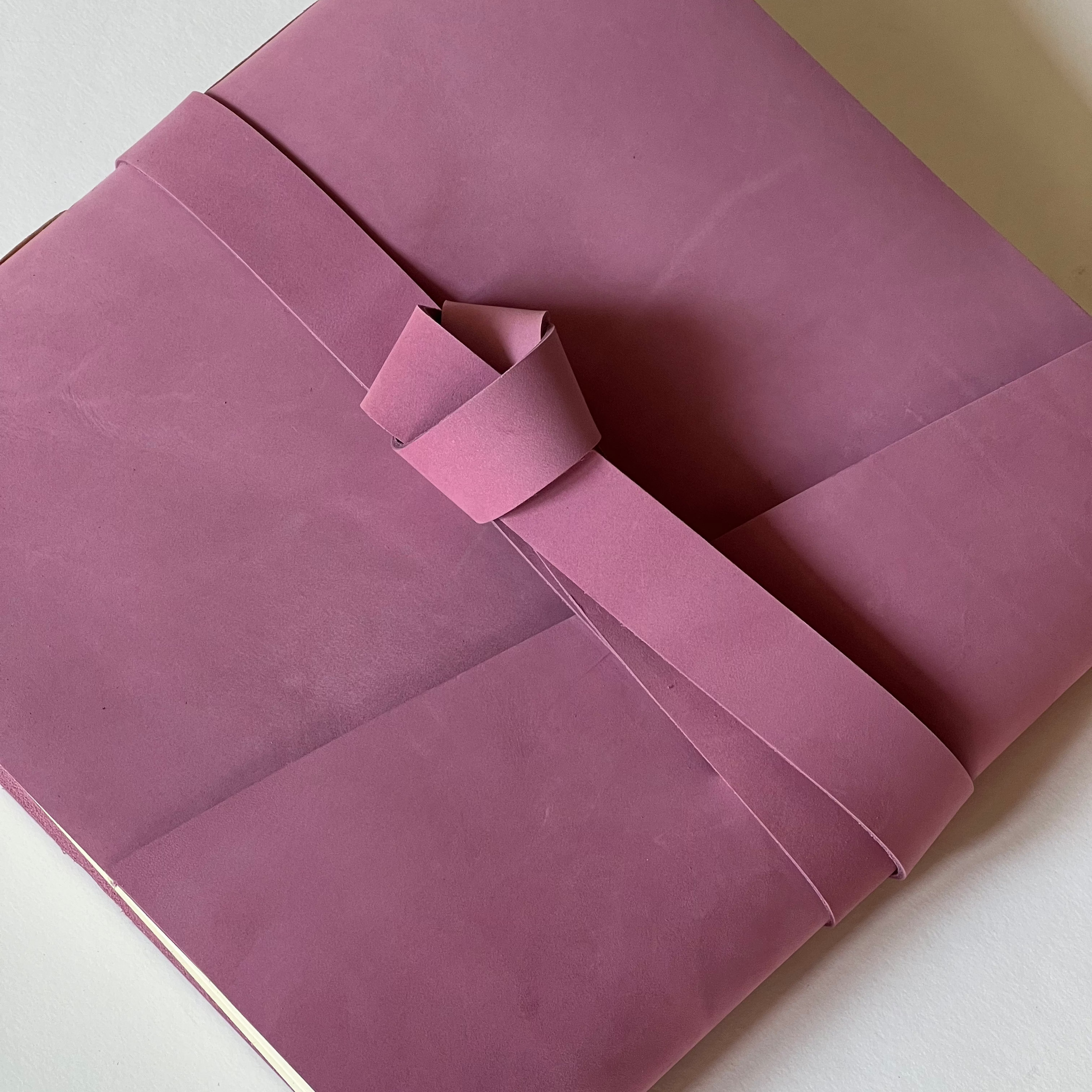 sakura rose leather photo album handmade