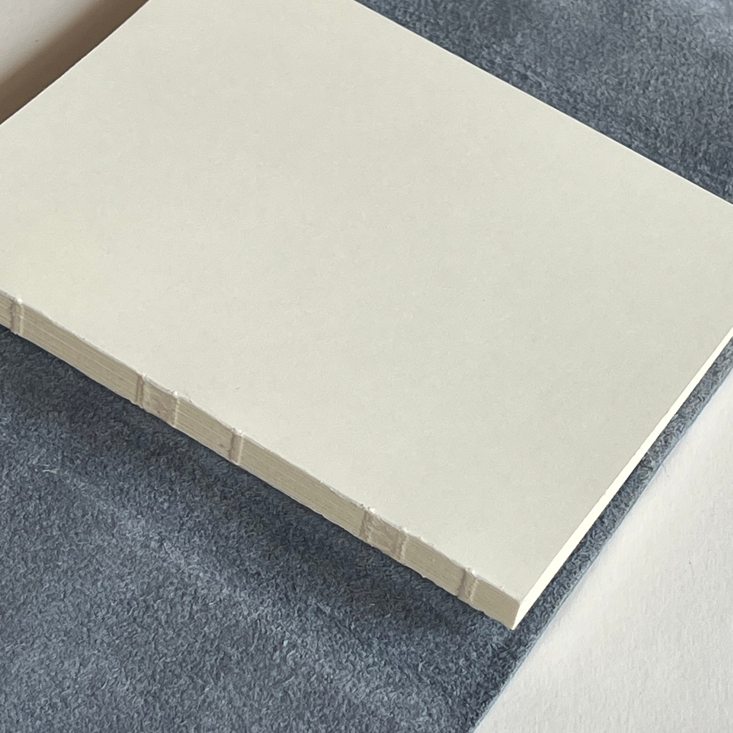 White notebook cover